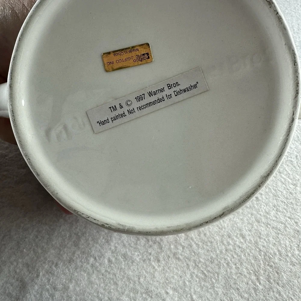 Vintage 1997 Giftco Warner Bros‎ Tweety Bird Ceramic Teapot Lid Looney Tunes